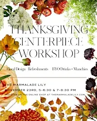 Thanksgiving Centerpiece Workshop