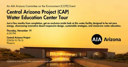 Central Arizona Project (CAP) Water Education Center Tour