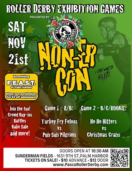 Palm Harbor - Non-Er Con - Roller Derby Exhibition Games!