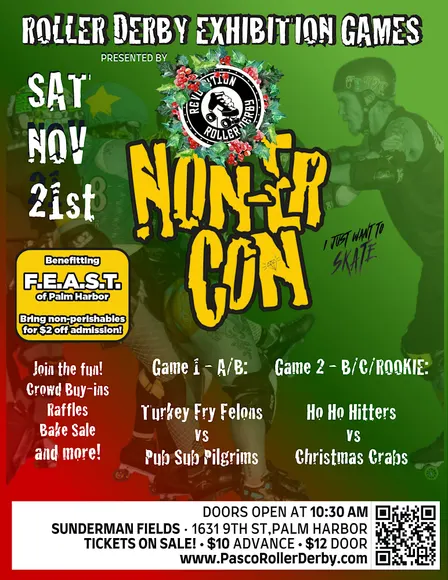 Palm Harbor - Non-Er Con - Roller Derby Exhibition Games!