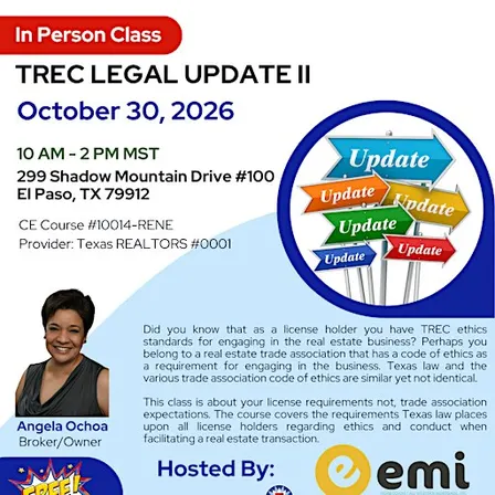 TREC Legal Update 2 - Hosted by AAA Pest Control, EMI Funding & Clear Title