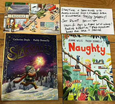 Irish Book Week: Award-winning Children's Author/Illustrator PADDY DONNELLY