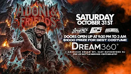 DJ Adoni Halloween Party at American Dream NJ | Dream360