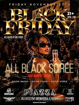 BLACK FRIDAY (ALL BLACK SOIRÉE)