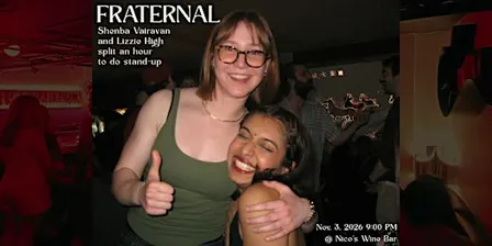 Fraternal • Shenba and Lizzie split an hour | Standup Comedy @ nico's