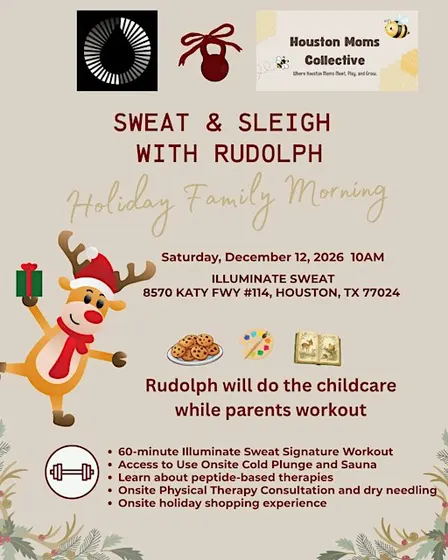 Sweat & Sleigh with Rudolph