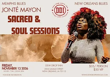 Jonté Mayon's Sacred & Soul Sessions: The Blues Edition