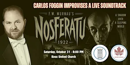 NOSFERATU (1922) SILENT FILM with improvised soundtrack by Carlos Foggin