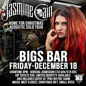 Jasmine Cain - I'll Be Home For Christmas Tour at Bigs Bar Live