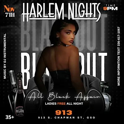 HARLEM NIGHTS: BLACKOUT — ALL BLACK AFFAIR