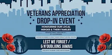Veteran's Appreciation Drop-in Event
