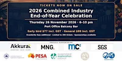 Combined Industry End-of-Year Celebration - Thursday 26 November 2026