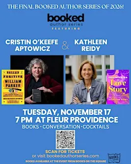 November 17 Booked with Cristin O’Keefe Aptowicz & Kathleen Reidy