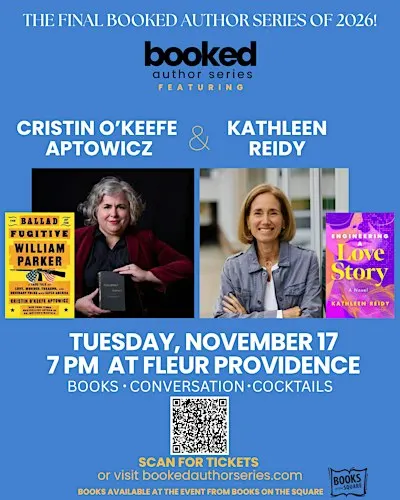 November 17 Booked with Cristin O’Keefe Aptowicz & Kathleen Reidy