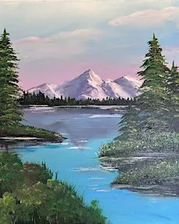 Bob Ross Paint Night at Beyond the Forest