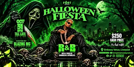 FORTNight  HALLOWEEN  FIESTA - R&B VIBES ( SAT 31  OCT )