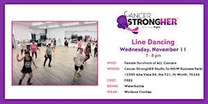Cancer StrongHER Line Dancing — November 11, 2026