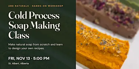 Cold Process Soap Making Workshop | ABD Naturals