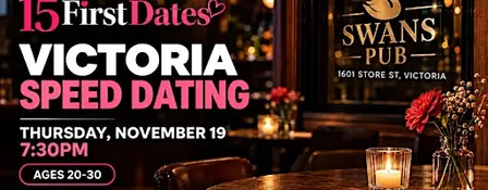 15FirstDates Victoria Speed Dating (Age 20-30)