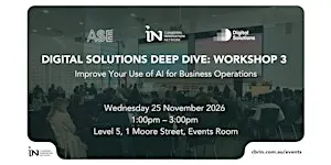 Digital Solutions Deep Dive: Workshop 3