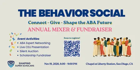 THE  BEHAVIOR SOCIAL - Annual Mixer & Fundraiser