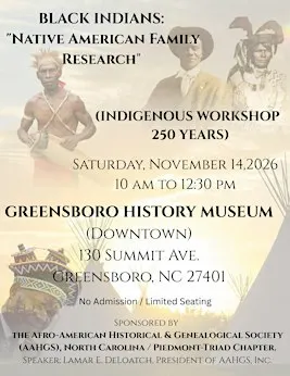 BLACK INDIANS: “Native American Family Research