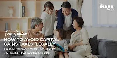 How to Avoid Capital Gains Taxes (Legally)