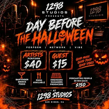1298 Studios Halloween Eve: Artist Showcase & Industry Night