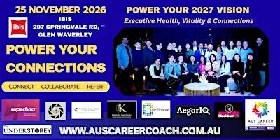 Power Your 2027 Vision: Executive Health, Vitality & Connections