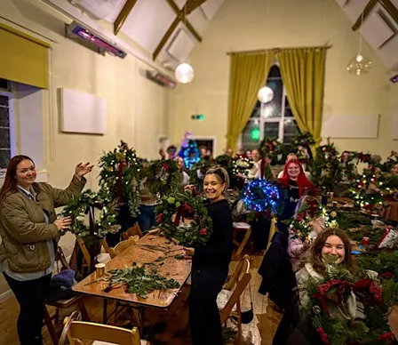 Wreath Making in Stony Stratford - Charity Event for Russell Street School