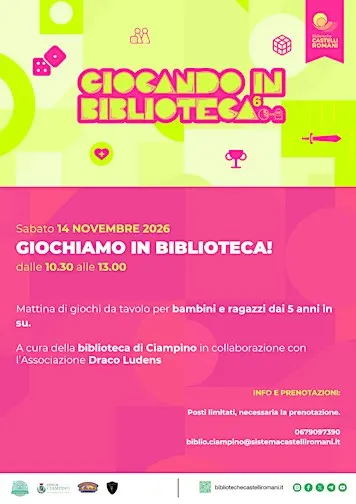GIOCHIAMO IN BIBLIOTECA!