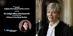Judging International Justice featuring ICJ Judge Hilary Charlesworth