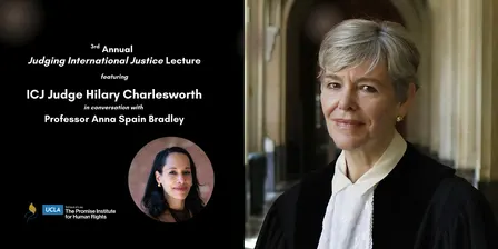 Judging International Justice featuring ICJ Judge Hilary Charlesworth