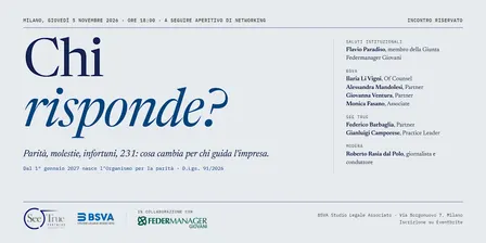 Chi risponde? Cosa cambia per chi guida l'impresa