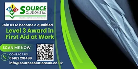 Level 3 Award in First Aid at Work - 3 Day Course - £240