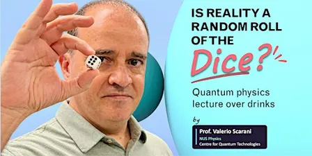 Discover Quantum Physics Over Drinks! An evening with Prof. Valerio Scarani