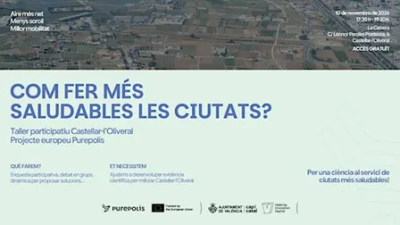 Taller PUREPOLIS: Com fer més saludables les ciutats?