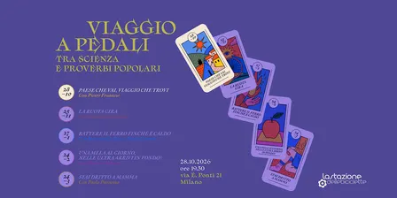 Viaggio a pedali tra scienza e proverbi: Paese che vai viaggio che trovi.
