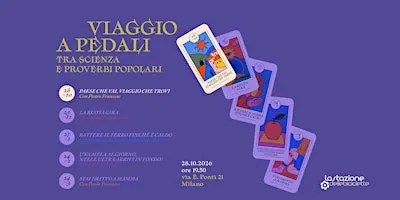 Viaggio a pedali tra scienza e proverbi: Paese che vai viaggio che trovi.
