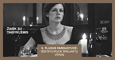 Fluxus parduotuvė: išsitatuiruok briliantų vėrinį