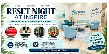 Reset Night at Inspire: Discover the 63-Day Metabolic Reset