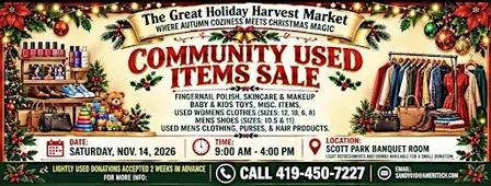 Holiday Harvest Community Use Items Sale