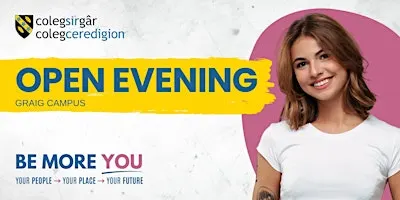Noson Agored Y Graig | Open Evening Graig - Tach /Nov 2026