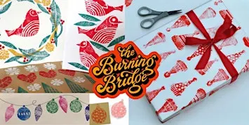 Create with Katie at the Burning Bridge: Poly Printed Wrapping Paper