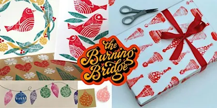 Create with Katie at the Burning Bridge: Poly Printed Wrapping Paper