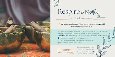 Respiro e Mantra, Percorsi di Cantoterapia