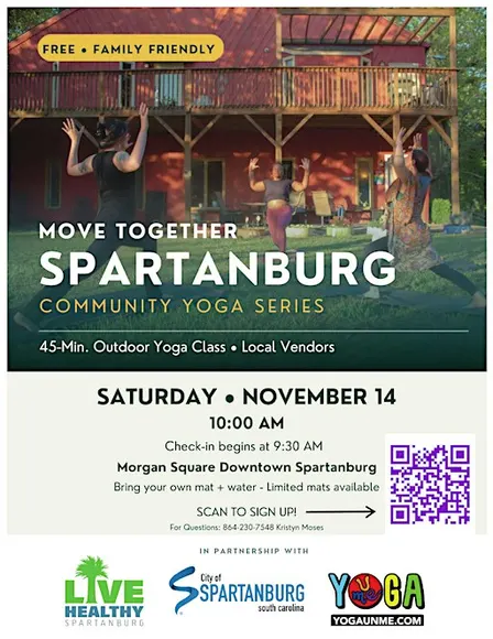 Move Together Spartanburg: Community Yoga Series