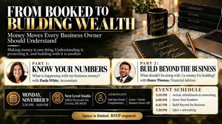 From Booked to Building Wealth: Every Business Owner Should Understand