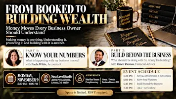 From Booked to Building Wealth: Every Business Owner Should Understand