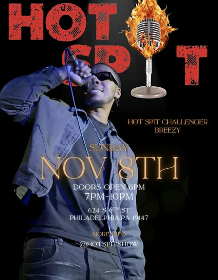 Hot Spit Show w/ open mic Hot Spit Challenge Night